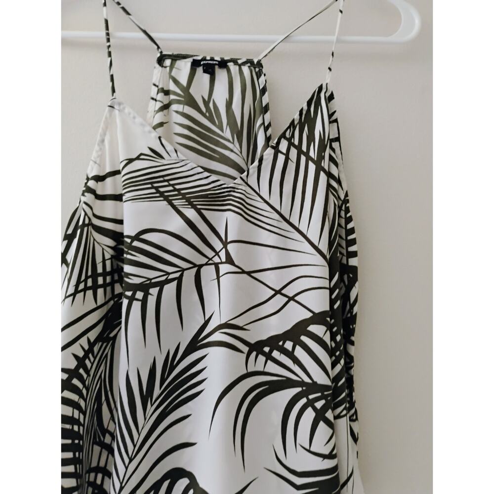 Vintage Women's "Express" MED Slip Top. Tank Top. Miami . Island Vacation.